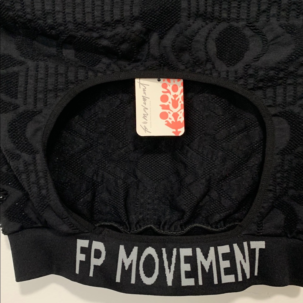 FP MOVEMENT Logo Run The Distance Baby Tee Top Cut Out NWT - Picture 7 of 9
